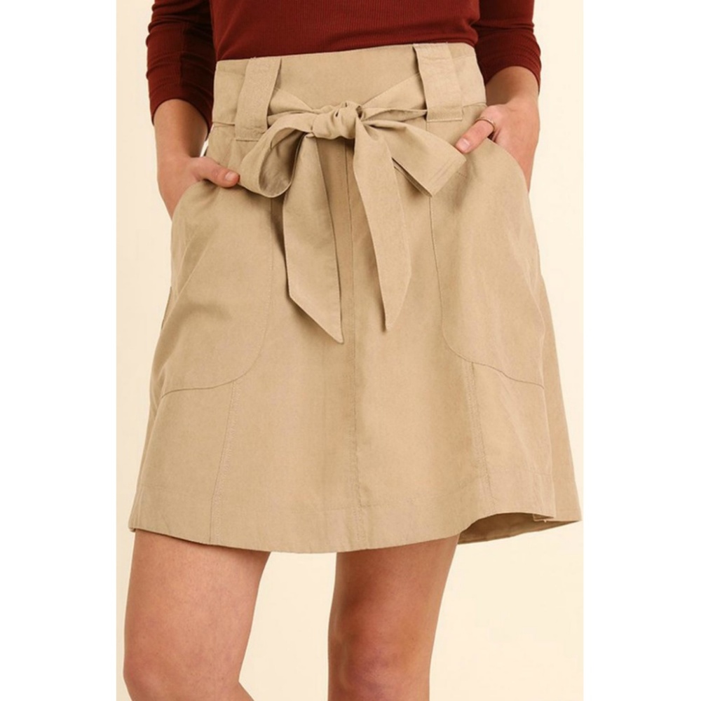 Ribbon Tie A-Lie Skirt {Umgee USA} - Picture 5 of 5